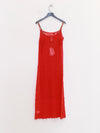 YANYAN KNITS 25 Spring/Summer BOLOROR Suspender Skirt YYK-YYW25-0251-HONG Red